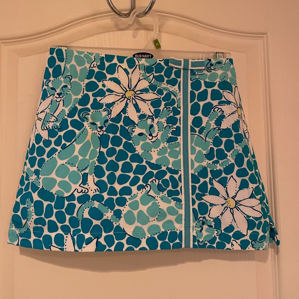 Lilly Pulitzer Blue Skort